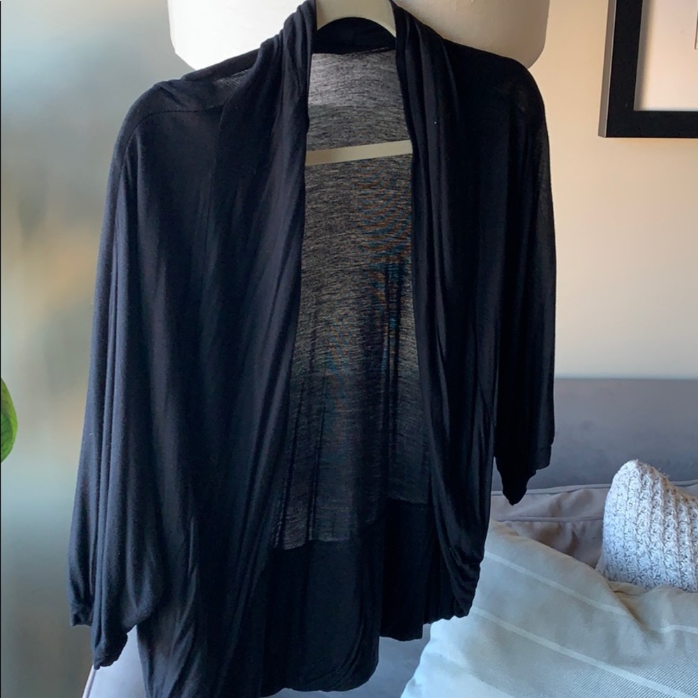 Julie’s closet black slouchy cardigan size S